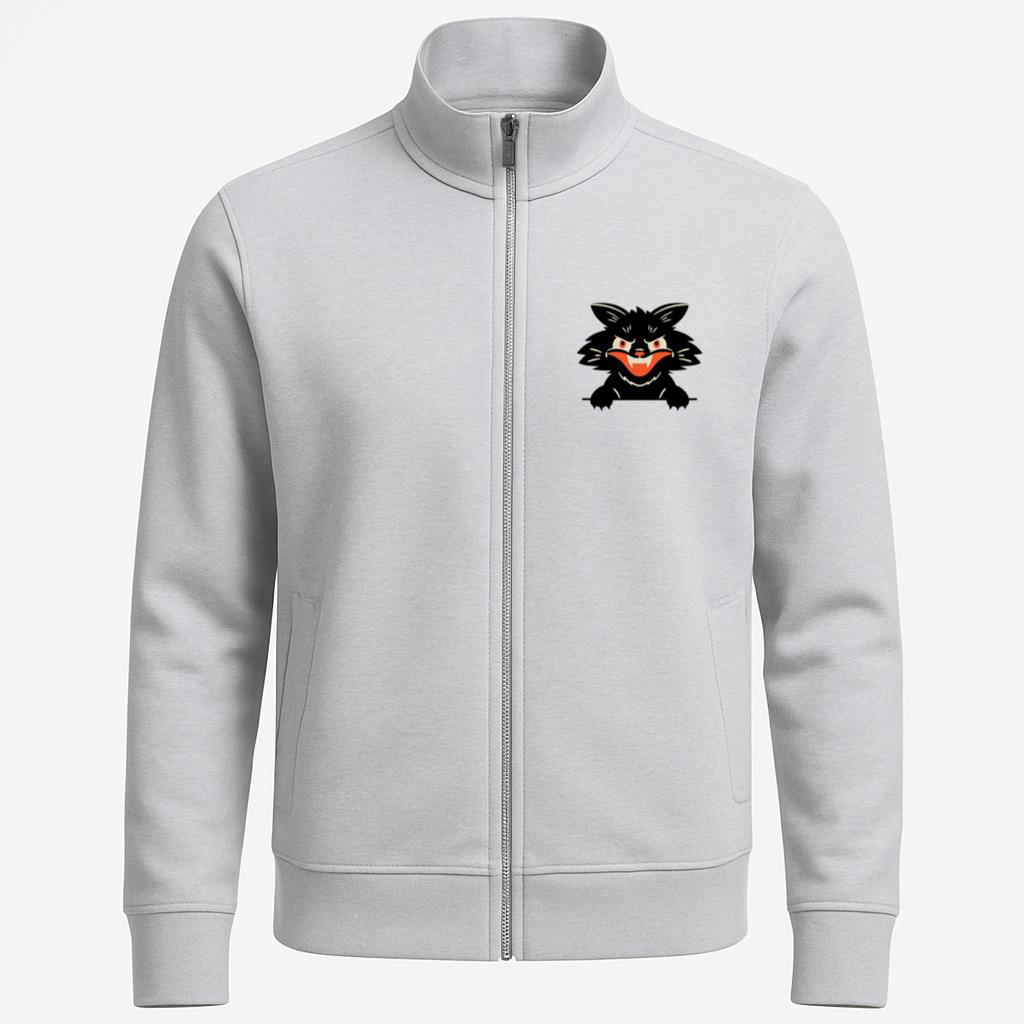 Angry Black Cat Design Jacket