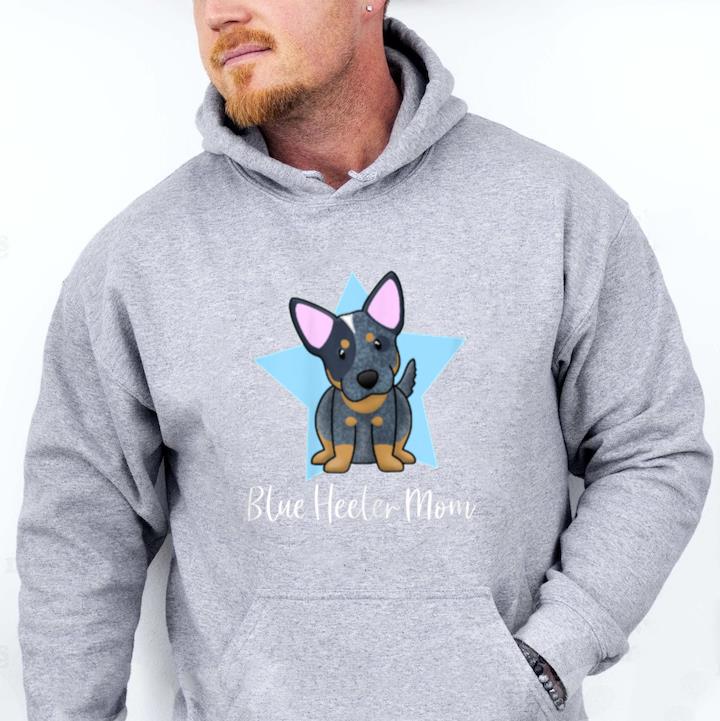 Blue Heeler Mom Cattle Dog Hoodie