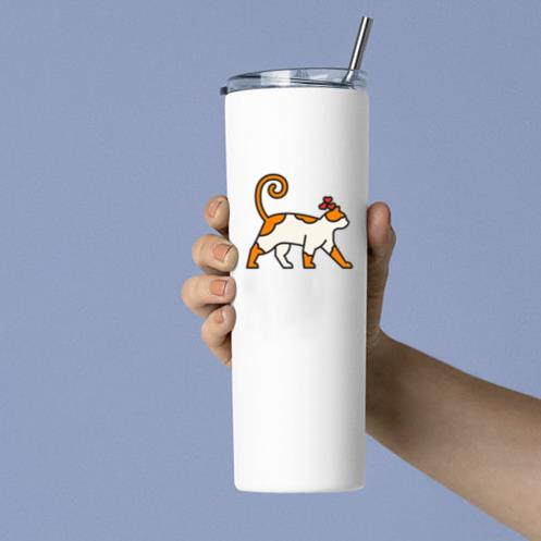 Cat Animal Color Stroke Tumbler