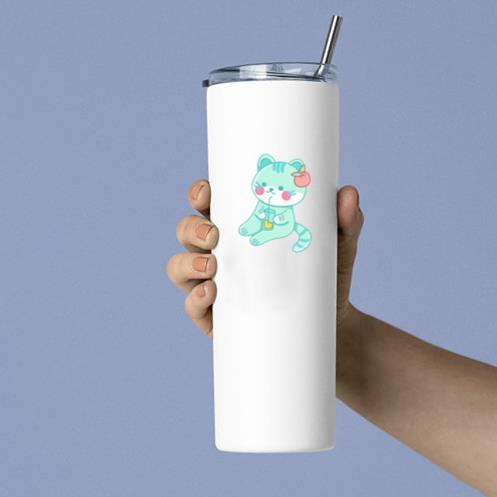 Cat Cartoon Animal Kawaii Tumbler