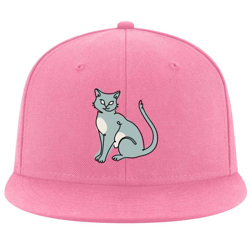Cat Continuous Line Color Cap