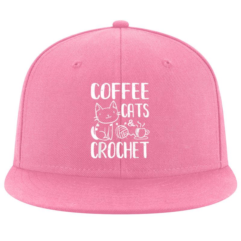 Coffee Cats And Crochet Lover Cap