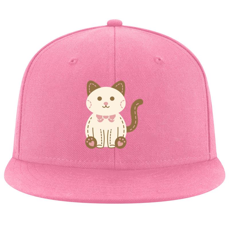 Cute Cat With A Bow On Its Head Cap