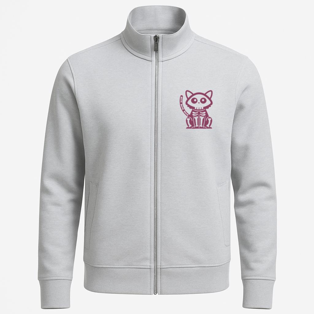 Cute Purple Skeleton Cat Jacket