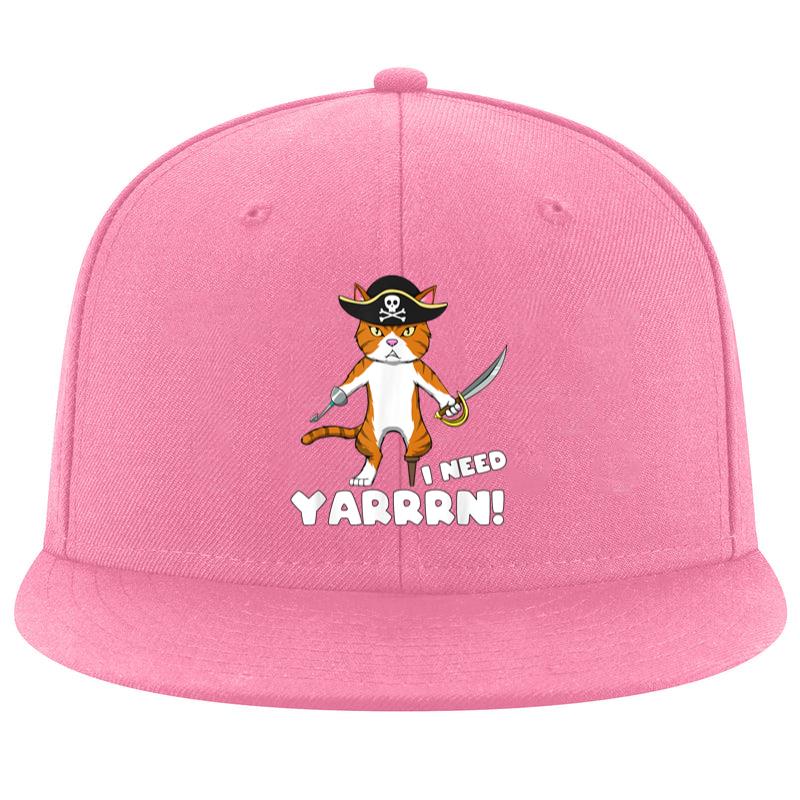I Need Yarrrn Cat With Pirate Hook Cap