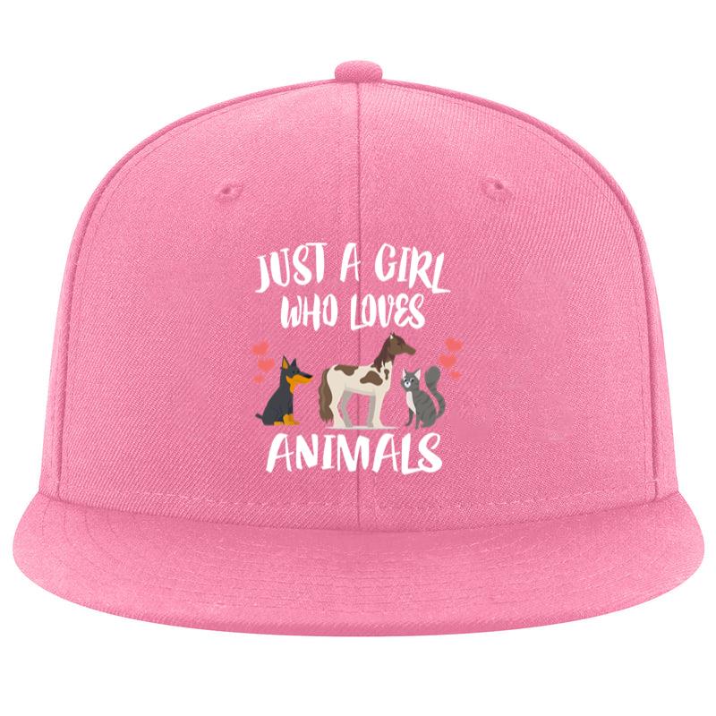 Just A Girl Who Loves Animals Dog Cat Horse Cap