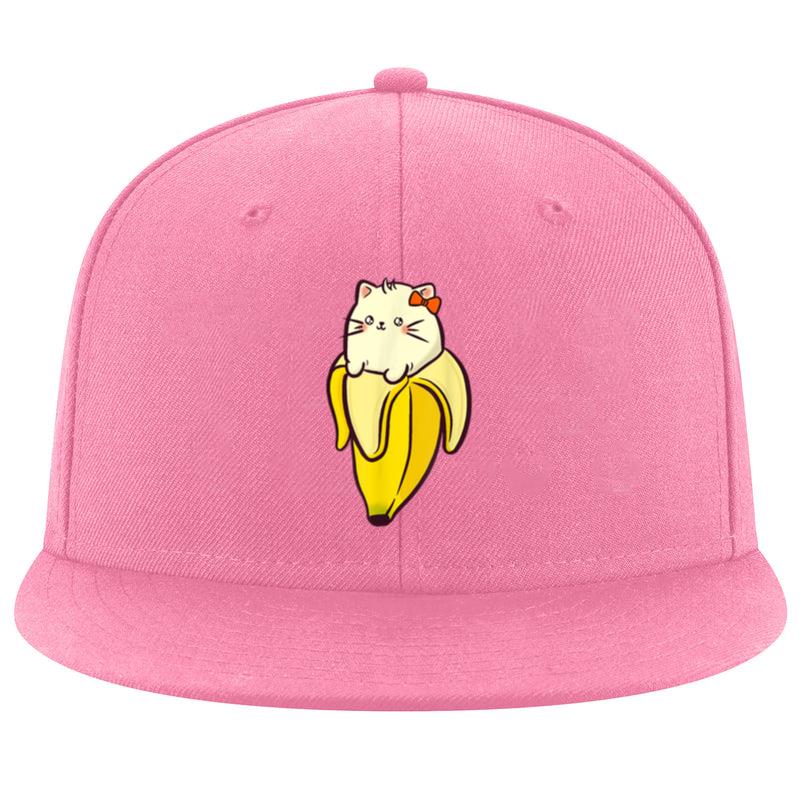 Kawaii Cat In Banana Cap