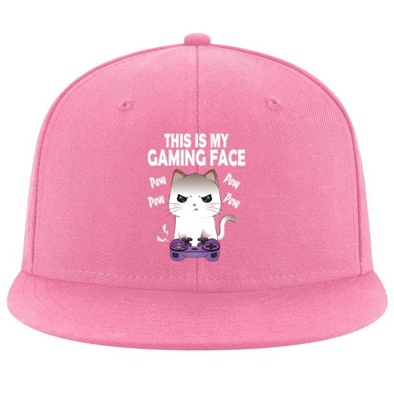 My Gaming Face Gamer Cat Kawaii Anime Cap
